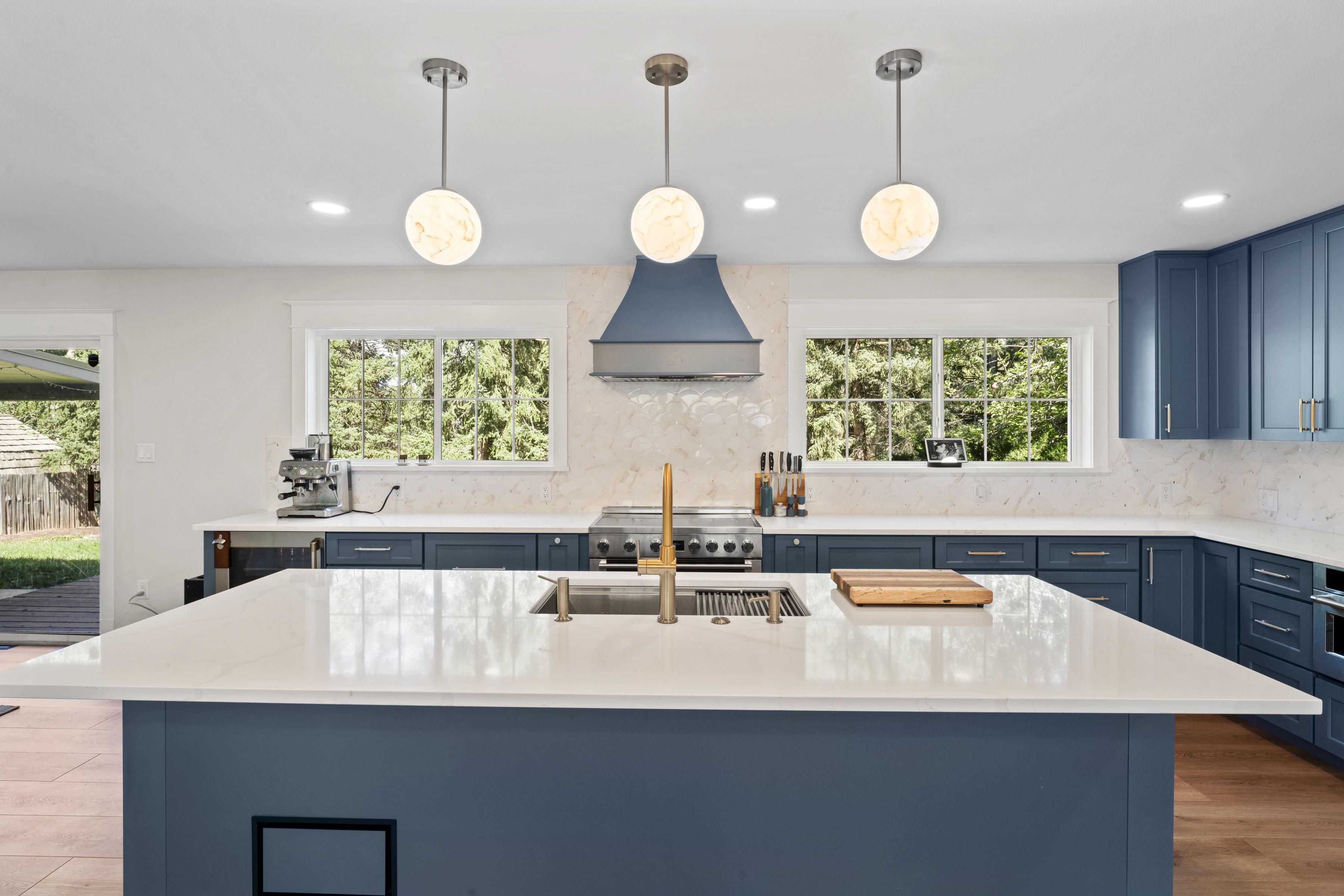 Windsor Kitchen custom cabinetry with updated hardware